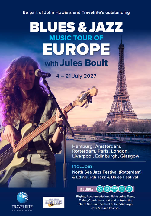 European Blues and Jazz Music Tour 1.5MB PDF
